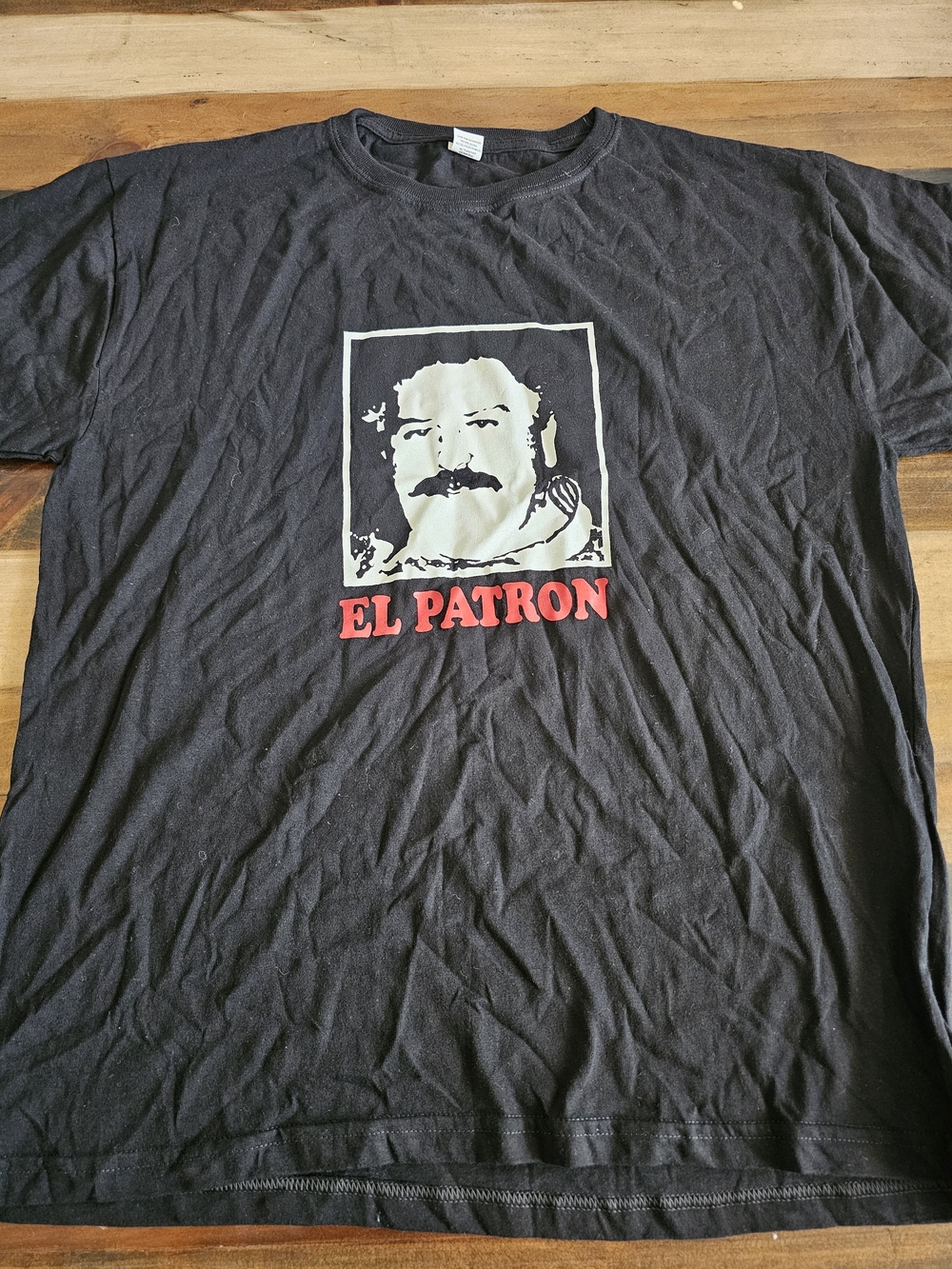 Black Graphic Short Sleeve Tee - Men